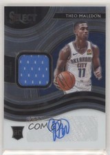 2020-21 Panini Select Rookie Jersey Auto 25/199 Theo Maledon #RJA-MAL Auto 03dw