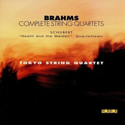 Brahms komplette Streichquartette Schubert Tod und das Mädchenviertel CD wie neu