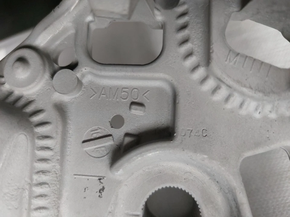 Leder Lenkrad rotem Faden Mini F-Serie Facelift LCI 2 F54 F55 F56 F57 F60   2022 - Bild 4 von 4