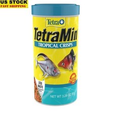 Tropical Fish Food Crisps High Protein Easy Digest Low Waste Nutritional 3.28oz