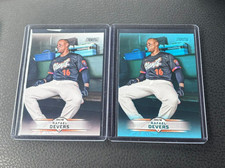 2025 Topps Stadium Club Rafael Devers Light Blue Parallel & Base