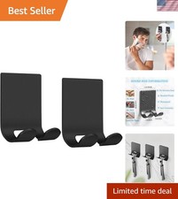 Razor Holder Shaver Hook Hanger Stand2 PackHeavy Duty Self Adhesive Hooks Sta...