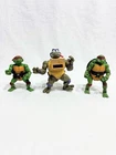 Vintage TMNT Donatello Raphael Action Figures Lot 3 1988 1992 1993 Playmates