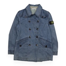 Giacca trench antipolvere doppiopetto cotone Stone Island S/S 10 taglia large 