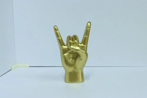 ClookRack Gold Hand Ornament Rock On Hand Statuettes of Resin Home Decor