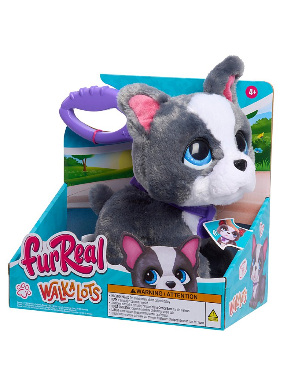 furReal Walkalots French Bulldog Interactive Toy Puppy Sounds Imaginative Play