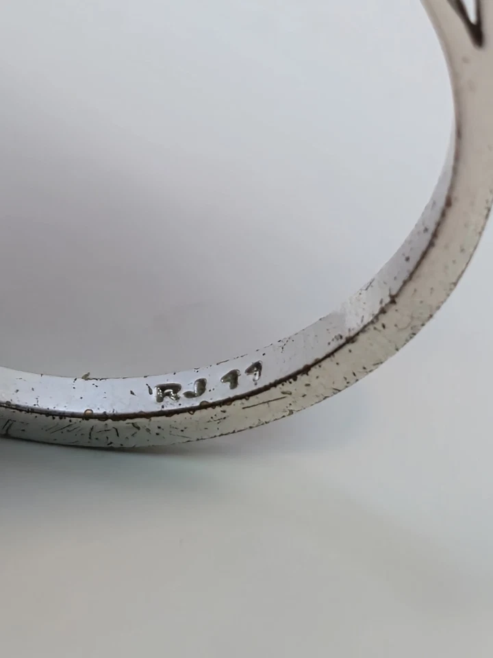 Винтажное подлинное кольцо AVON RJ Graziano с одним кубическим цирконием размер 11 - Изображение 4 из 4