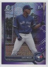 2022 Bowman Chrome Prospects Mega Box Purple Mojo Refractor /250 Luis Meza 0z2o