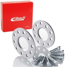 EIBACH PRO-SPACER 10mm SPURVERBREITERUNG SILBER 2x5mm SPURPLATTEN LK:5x114,3mm