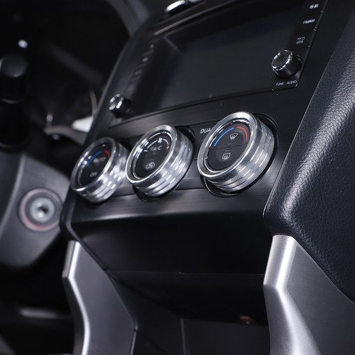 3PCS Silver Alloy Control Ring Knob Trim Cover for Subaru Forester 2013-18 - Picture 10 of 17