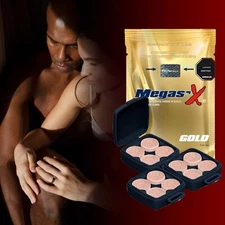 MegasX Gold 10X Extra Sex Booster Supplement Pills Bed Powers For Men