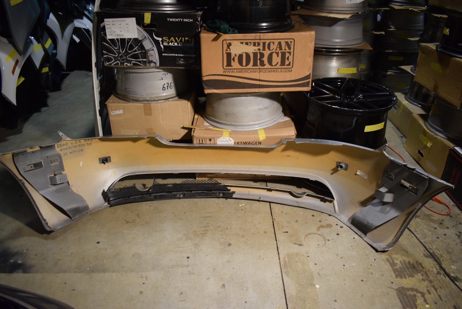 2005-2011 ASTON MARTIN DB9 REAR BUMPER COVER 4G43-17D781A OEM #1