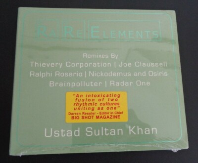 Rare Elements [Digipak] Ustad Nishat Khan/Sultan Khan (CD, May-2004) Sealed NEW
