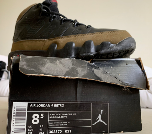 jordan 9 olive 2002