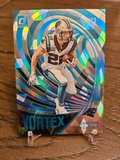 Christian McCaffrey 2022 Donruss VORTEX /50 Cubic SSP! 🔥💎📈 Panthers/49ers