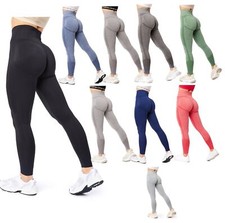 Bellivalini  Push Up Leggings Damen High Waist Sport Gym Fitness Hose Yoga 