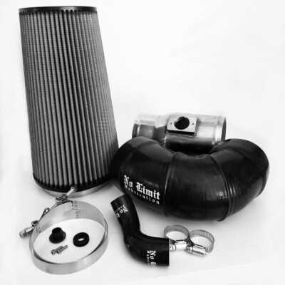 No Limit Polished Intake Dry Filter For 2008-2010 Powerstroke w/ Single Turbo 