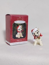 MIB 1999 Hallmark Keepsake Ornament Puppy Love 9th In Series German Shepherd