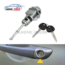 81970-F0000 Door Lock Cylinder Driver Side & 2 Keys For 2017-20 Hyundai Elantra