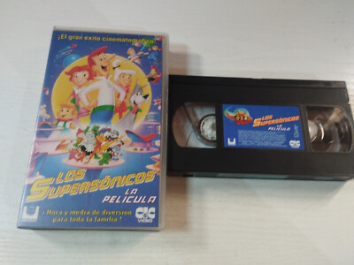 Los Supersonicos La Pelicula 1992 CIC Animacion - VHS Cinta Tape Español
