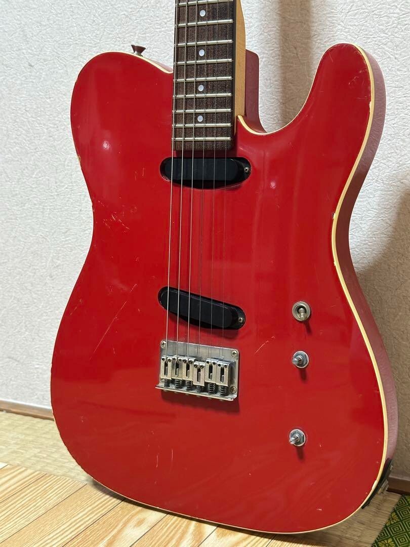 FERNANDES Limited Edition Electric Guitar Red Used From