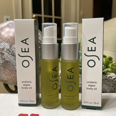 2x OSEA Malibu Undaria Algae Body Oil 18ml/0.6oz Each Sample FREE SHIPPING J1