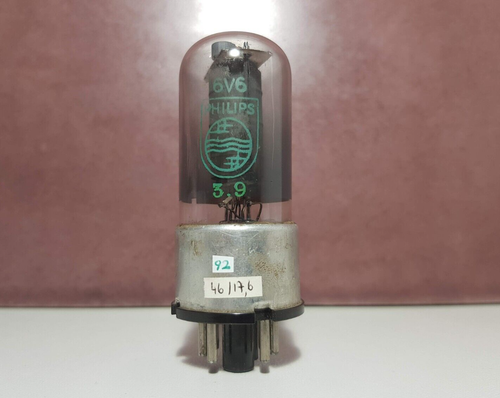 Tube à Vide SYLVANIA 5725 GB – Black Plate Ring Getter, NOS (New Old Stock), Neuf Vintage