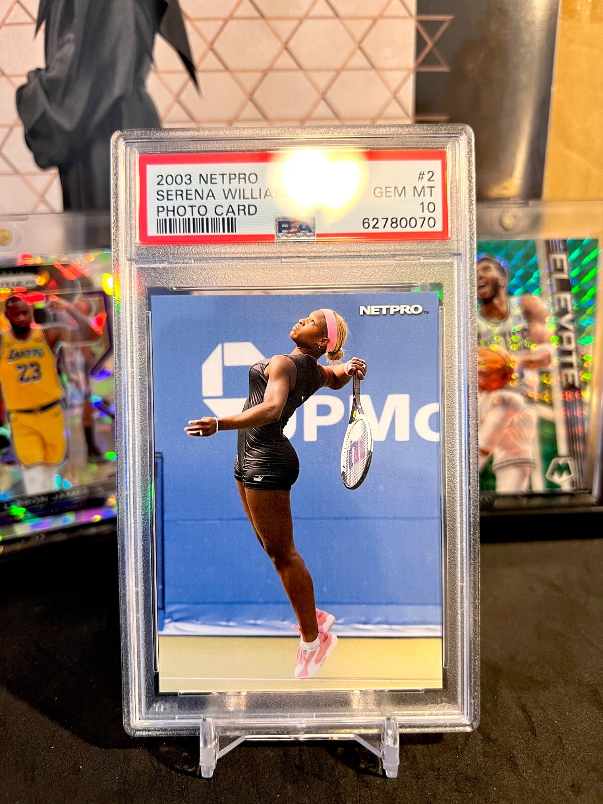 ⭐️ SERENA WILLIAMS 2003 NETPRO PHOTO CARD #2 PSA 10 GEM MINT GRADED ROOKIE RC 🔥