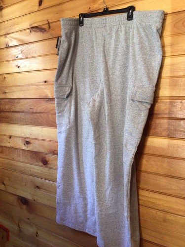 Grayson Threads Women’s 3X Heathered Gray Wide Leg Sweat Pants Joggers NWT - Picture 8 of 8