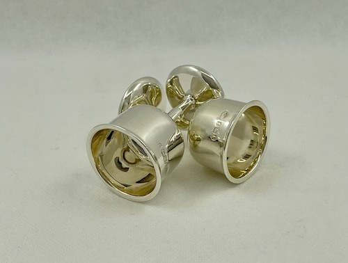 Cased Set of 6 Antique Sterling Silver Shot Glasses/Cups/Goblets Birmingham 1926 - Picture 8 of 11