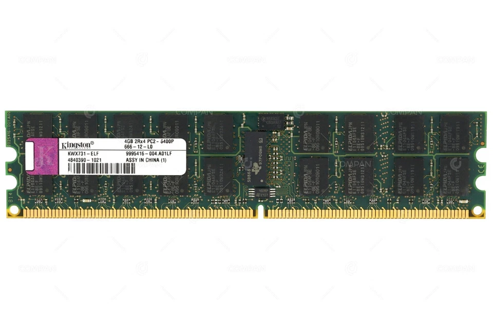 KWX731-ELF  KINGSTON MEMORY 4GB 2RX4 PC2 6400P DDR2 - Image 2 of 3