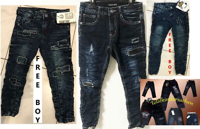 FREE BOY Jeans Jungenhose Gr. 140/146 Kinderjeans Stretch the only FREEBOY *NEU