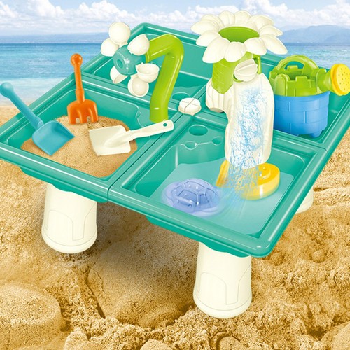 13pcs Water Table Outdoor Water Play Table for Toddlers Kids Outside Yard