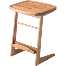 Wooden Side Table Tray Top Book Display Stand NET-724 Azumaya F'Kolme-USA NEW