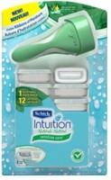 Schick Razor W/ 12 Cartridges, Shaving Kit Blade Natural Aloe Contoured on sale Schick Razor W/ 12 Cartridges, Shaving Kit Blade Natural Aloe Contoured on sale