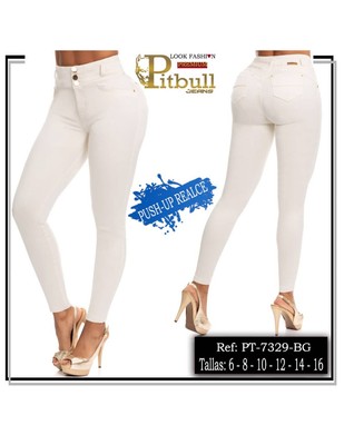 Kolumbianische Jeans, 38 (10) - Push Up Effekt Weige