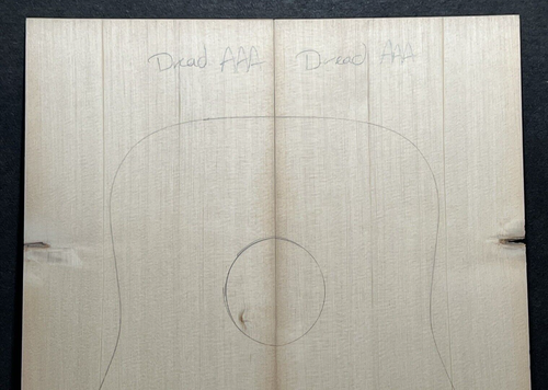 SALVAGED OLD GROWTH SITKA SPRUCE GUITAR TOP AAA DREAD ECO-FRIENDLY TONEWOOD - Picture 2 of 4