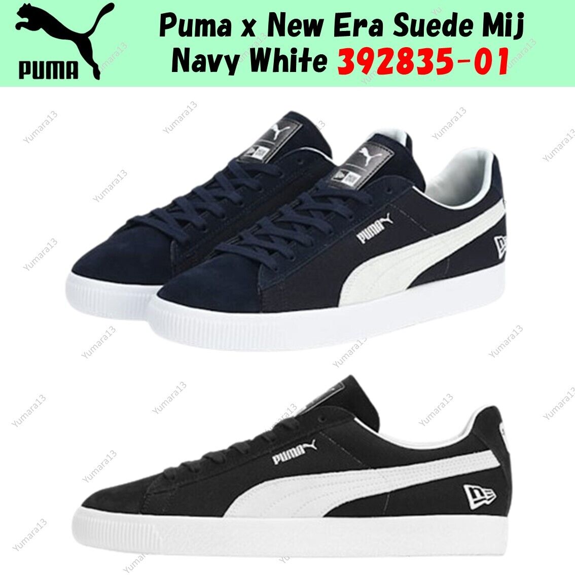Puma x New Era Suede Mij Navy White 392835-01 Men's Size | eBay Puma x New Era Suede Mij Navy White 392835-01 Men's Size | eBay
