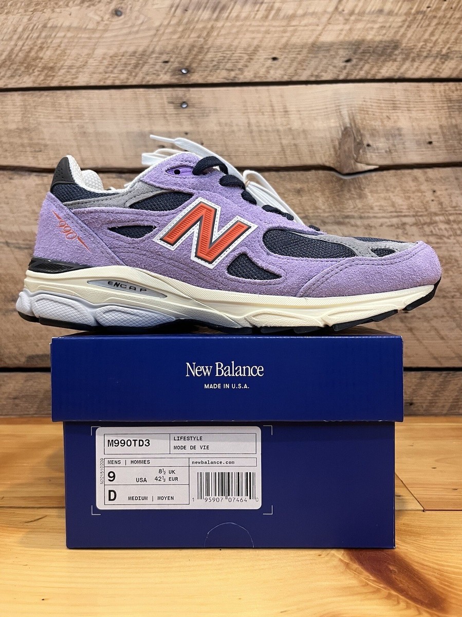 スニーカー New Balance 990v3 MiUSA Teddy Santis Raw Amethyst New Balance Teddy Santis Made In USA 990v3 'Raw Amethyst