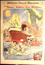  LYONEL FEININGER , Original Ausstellungsplakat, Wilhelm-Busch-Museum 1981 