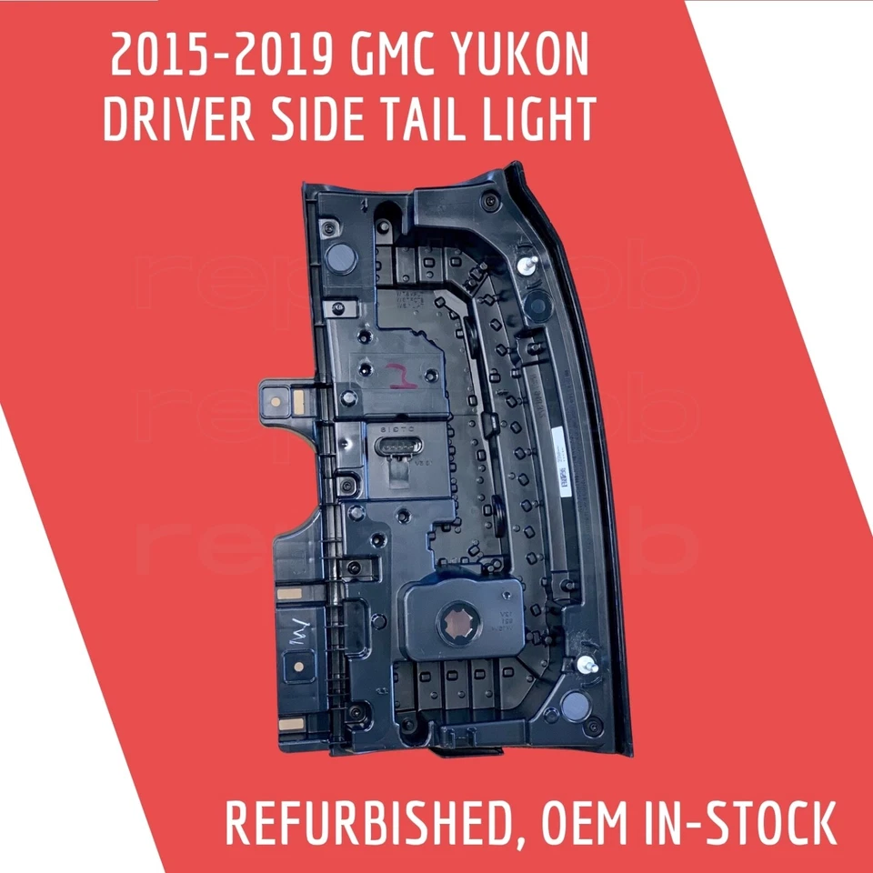 Luz trasera reconstruida del lado del conductor GMC Yukon XL OEM para 2015-2018, Denali SLE SLT 01 Foto 2 de 4