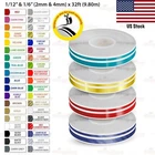 Vinyl Pinstriping PinStripe Car DIY Styling Double Tape Decal Stickers 1/2" 12mm