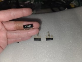 Atari 7800 Top Cover Original (4)-Buttons w/Springs ONLY-Intact-OK -Just OK-READ