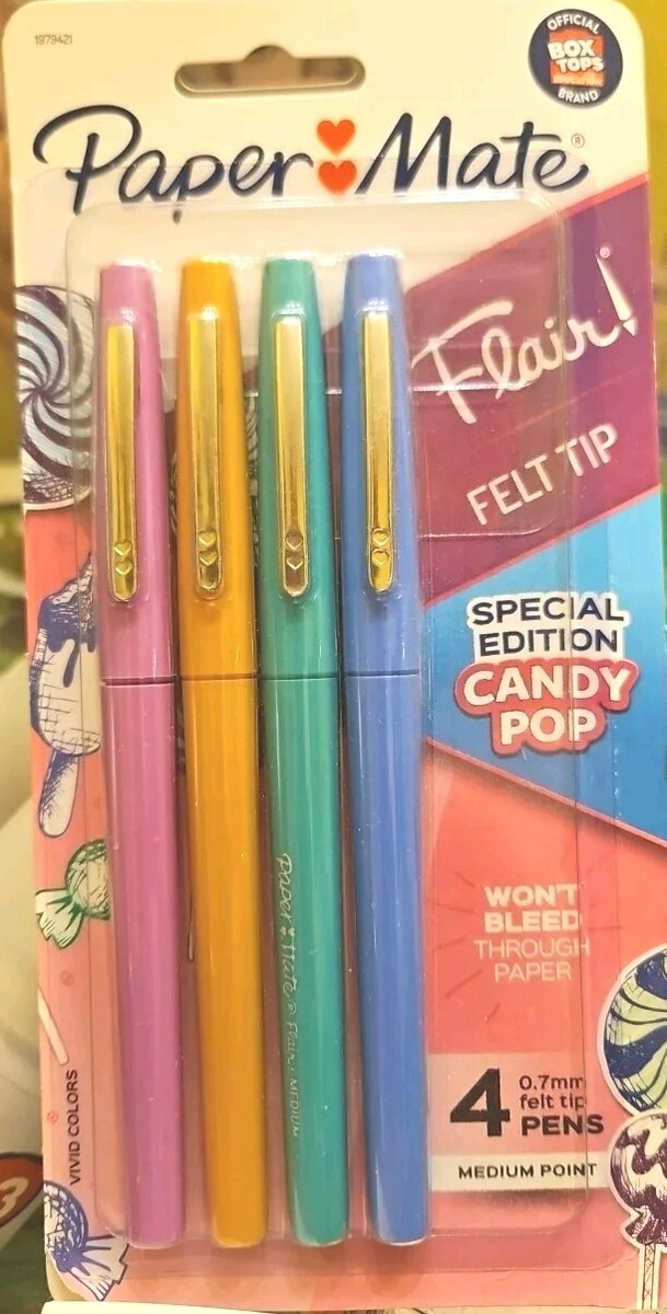 Buy Get • Paper Mate Candy Pop Flair Medium Felt Tip Pens 4ct