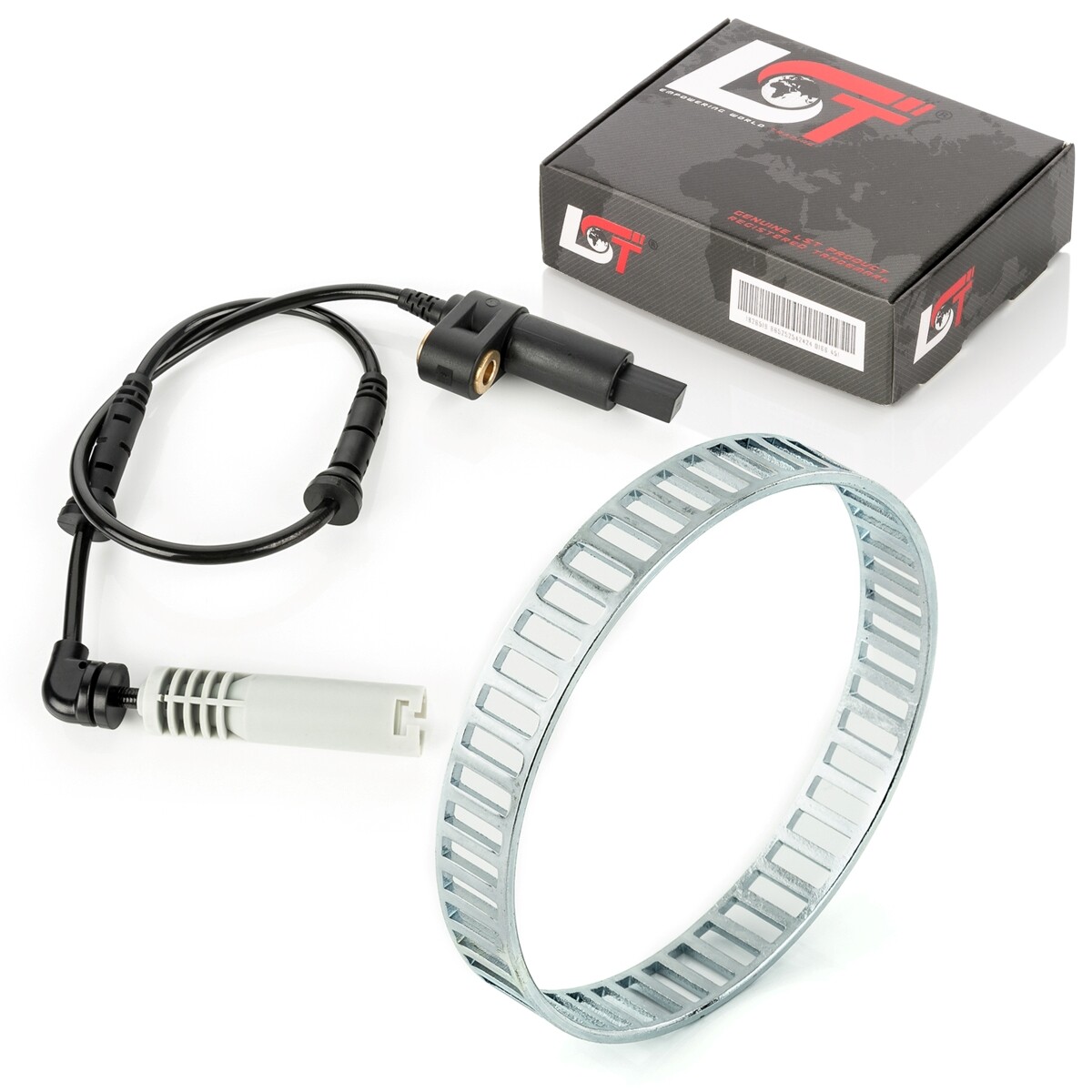 ABS Sensor And Abs-Ring Set Front Axle Speed for BMW 3er E46 To 09/01