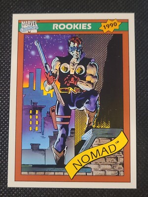 1990 Impel Marvel Universe Rookies Nomad Trading Card #86 Marvel Comics Card  