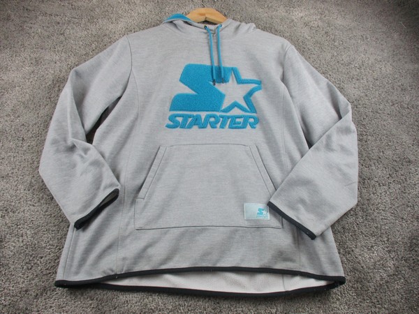 Starter Hoodie/Hooded Top 12 Athleisure Long Sleeve Pullover Activewear Grey