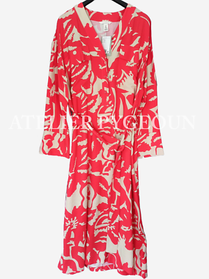 knee length dresses for ladies Floral Belted A Line Midi Dress | Shirt Dress