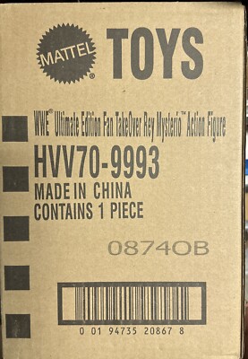 WWE Ultimate Edition Rey Mysterio Fan Takeover Amazon Exclusive Figure SEALED