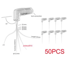 Lot Dent Endodontic Irrigation Needle Tip Disposable Root Canal Syringe Tips
